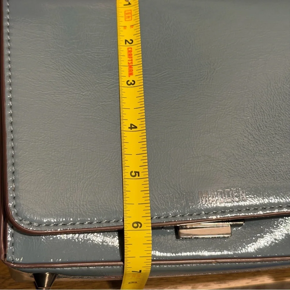 Steve Madden Small Blue Crossbody Shoulder Bag Purse Going Out Event Party Chic